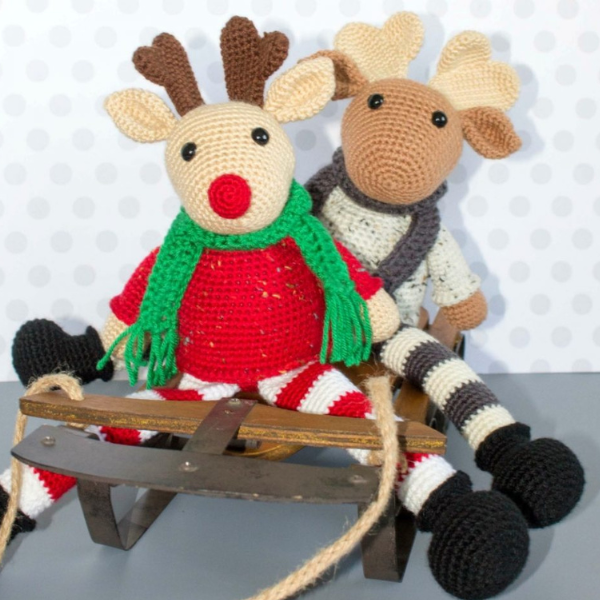 Moose and Reindeer Crochet